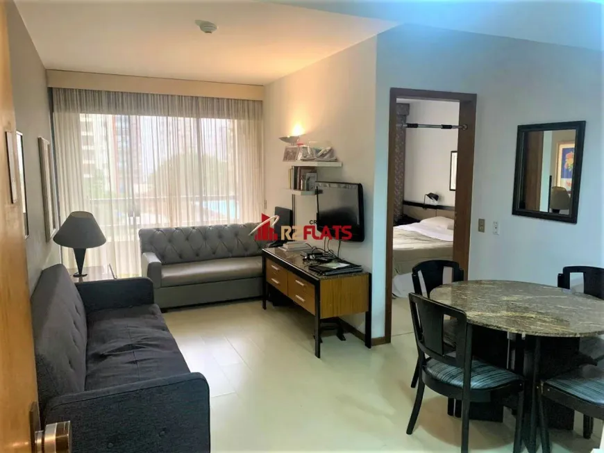 Foto 1 de Flat com 1 Quarto para alugar, 45m² em Pinheiros, São Paulo