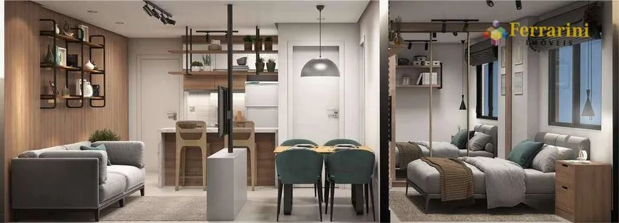 Foto 1 de Apartamento com 1 Quarto à venda, 29m² em Centro, Curitiba