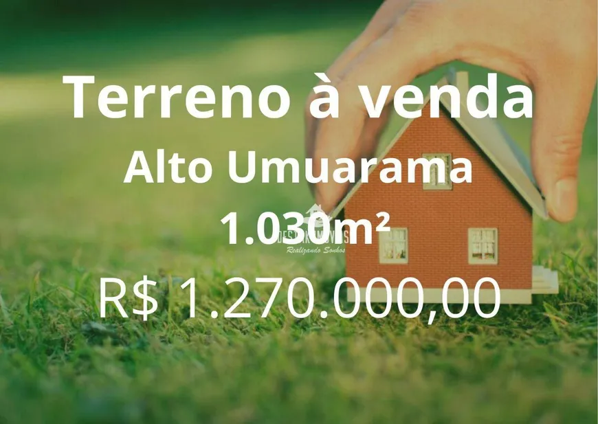 Foto 1 de Lote/Terreno à venda, 1030m² em Custódio Pereira, Uberlândia