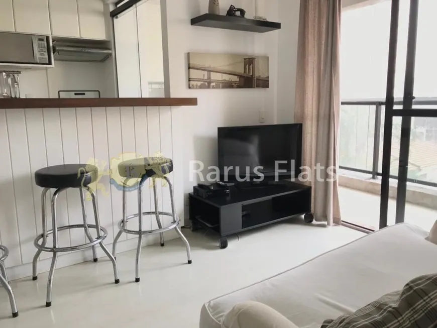 Foto 1 de Flat com 1 Quarto para alugar, 41m² em Vila Olímpia, São Paulo