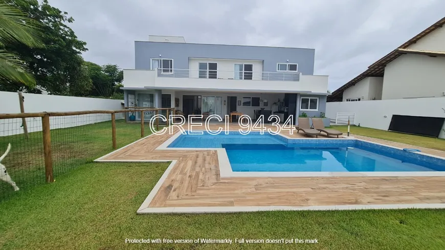 Foto 1 de Casa de Condomínio com 4 Quartos à venda, 410m² em Buscaville, Camaçari