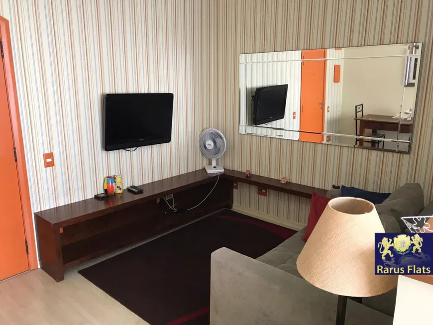 Foto 1 de Flat com 1 Quarto para alugar, 46m² em Moema, São Paulo