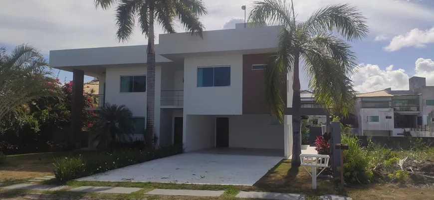 Foto 1 de Casa de Condomínio com 4 Quartos à venda, 400m² em Busca Vida Abrantes, Camaçari