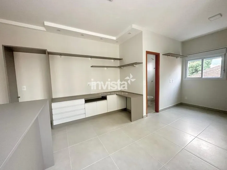 Foto 1 de Apartamento com 1 Quarto à venda, 31m² em José Menino, Santos