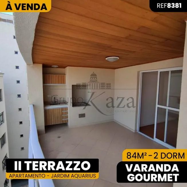 Foto 1 de Apartamento com 2 Quartos à venda, 84m² em Parque Residencial Aquarius, São José dos Campos