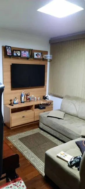 Foto 1 de Sobrado com 3 Quartos à venda, 133m² em Vila Homero Thon, Santo André