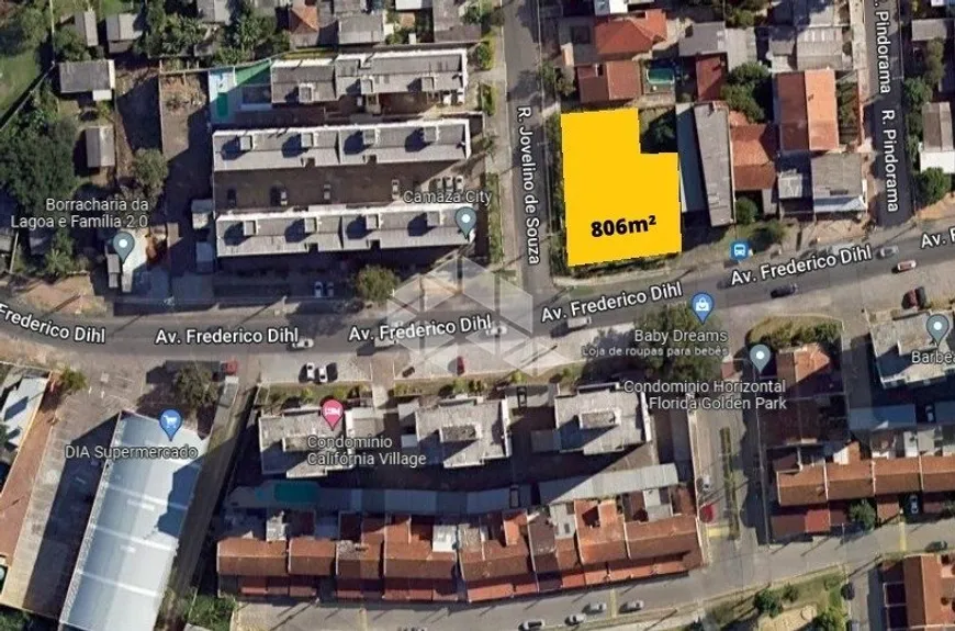 Foto 1 de Lote/Terreno à venda, 806m² em Bela Vista, Alvorada