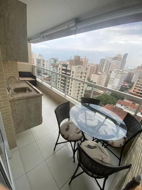 Foto 1 de Apartamento com 2 Quartos para alugar, 94m² em Pompeia, Santos