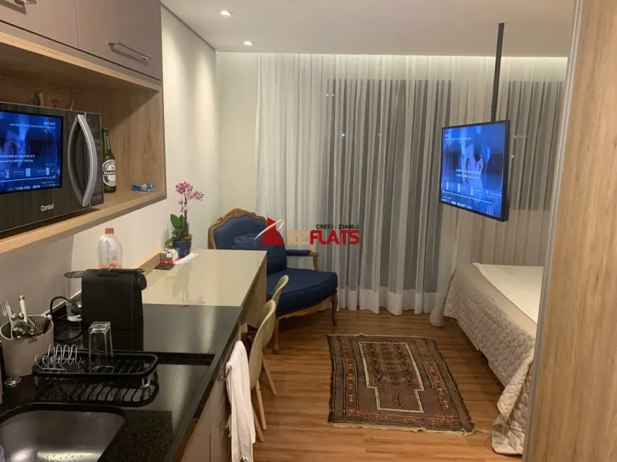 Foto 1 de Flat com 1 Quarto à venda, 28m² em Moema, São Paulo