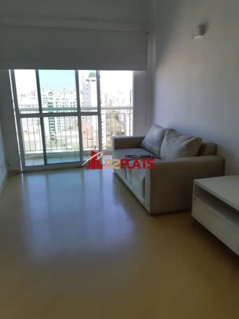 Foto 1 de Flat com 1 Quarto para alugar, 47m² em Moema, São Paulo