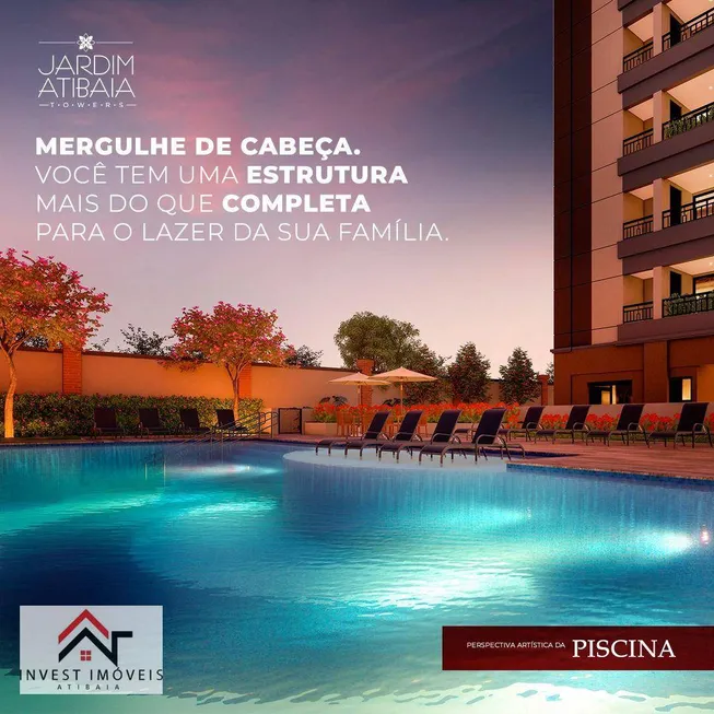 Foto 1 de Apartamento com 3 Quartos à venda, 106m² em Jardim Alvinopolis, Atibaia