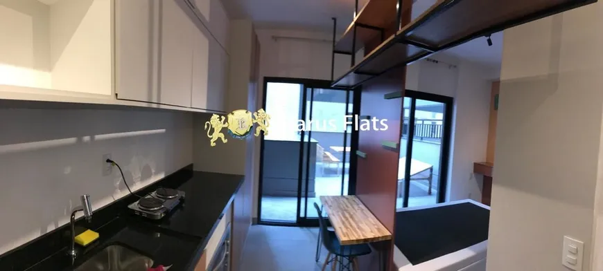 Foto 1 de Flat com 1 Quarto à venda, 40m² em Pinheiros, São Paulo