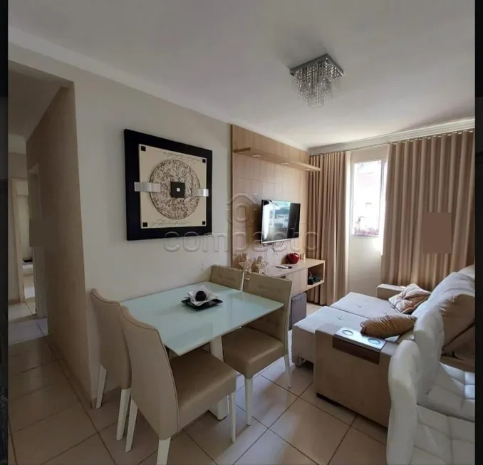 Foto 1 de Apartamento com 2 Quartos à venda, 48m² em Loteamento Clube V, São José do Rio Preto
