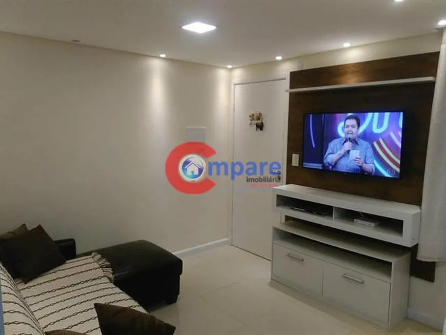 Foto 1 de Apartamento com 2 Quartos à venda, 44m² em Vila Alzira, Guarulhos