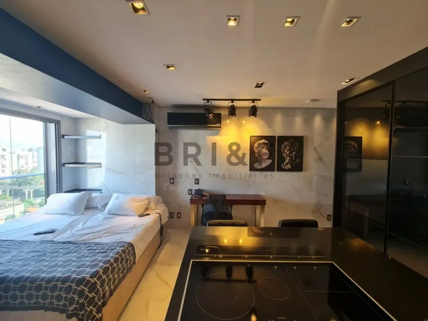 Foto 1 de Apartamento com 1 Quarto para alugar, 42m² em Brooklin, São Paulo