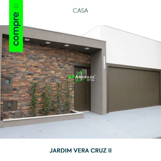Foto 1 de Casa com 3 Quartos à venda, 150m² em Residencial Jardim Vera Cruz, Franca