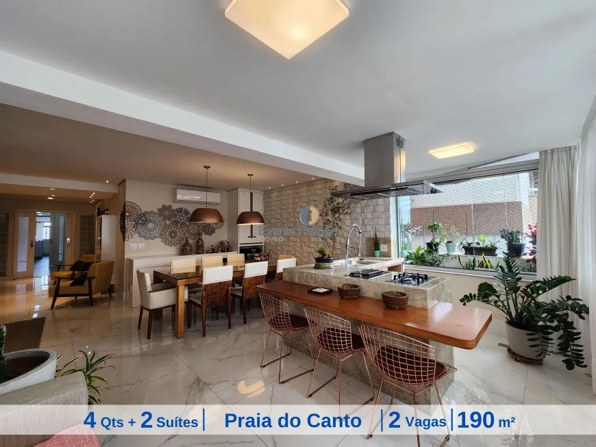 Foto 1 de Apartamento com 4 Quartos à venda, 190m² em Praia do Canto, Vitória