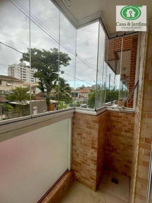 Foto 1 de Casa de Condomínio com 2 Quartos à venda, 104m² em Marapé, Santos
