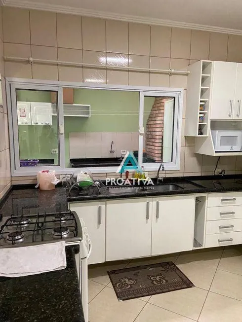 Foto 1 de Sobrado com 3 Quartos à venda, 166m² em Jardim Rina, Santo André