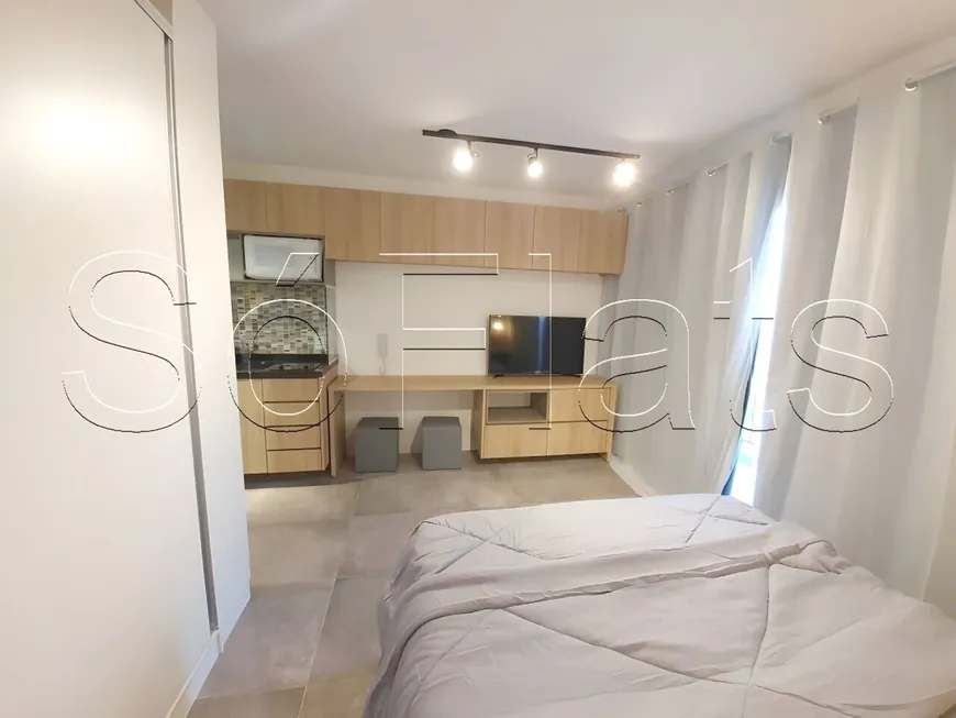 Foto 1 de Flat com 1 Quarto para alugar, 28m² em Moema, São Paulo