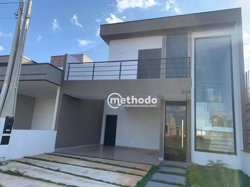 Foto 1 de Casa de Condomínio com 3 Quartos à venda, 182m² em Vila Monte Alegre, Paulínia