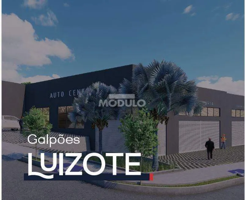 Foto 1 de Galpão/Depósito/Armazém para alugar, 202m² em Luizote de Freitas, Uberlândia