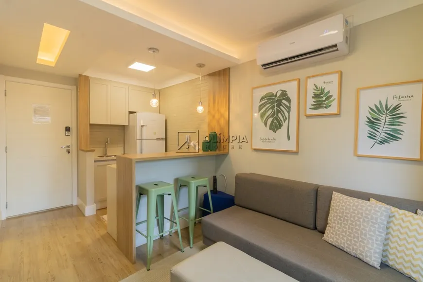 Foto 1 de Apartamento com 1 Quarto para alugar, 36m² em Brooklin, São Paulo