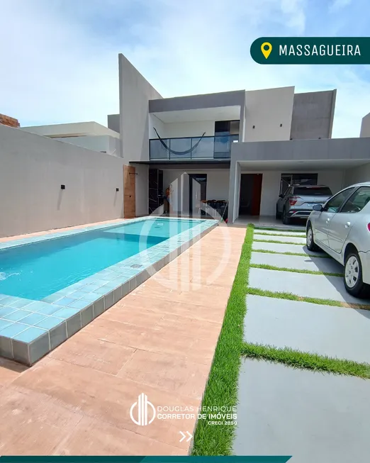 Foto 1 de Casa de Condomínio com 3 Quartos à venda, 183m² em Massagueira, Marechal Deodoro