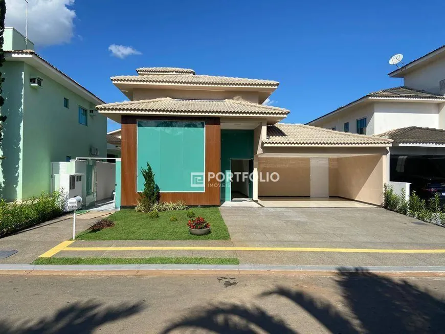 Foto 1 de Casa de Condomínio com 3 Quartos à venda, 245m² em Jardins Atenas, Goiânia