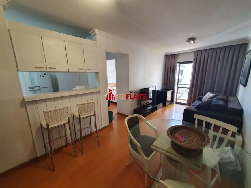 Foto 1 de Flat com 1 Quarto para alugar, 45m² em Itaim Bibi, São Paulo