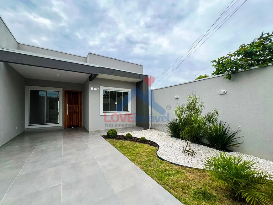 Foto 1 de Casa com 3 Quartos à venda, 69m² em Iguaçu, Fazenda Rio Grande