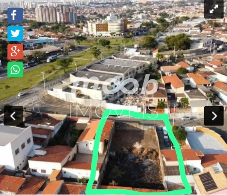 Foto 1 de Lote/Terreno à venda, 604m² em Jardim Novo Campos Elíseos, Campinas