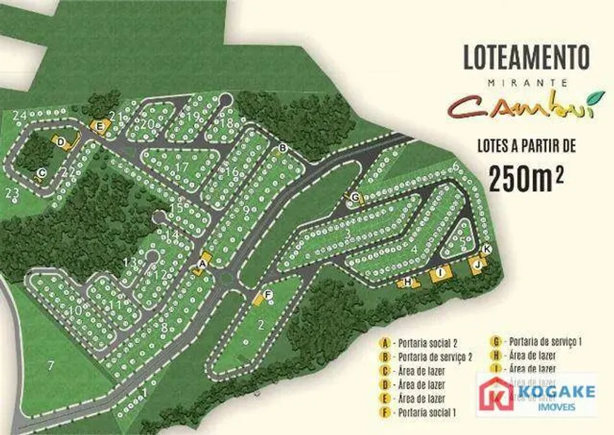 Foto 1 de Lote/Terreno à venda, 250m² em Putim, São José dos Campos