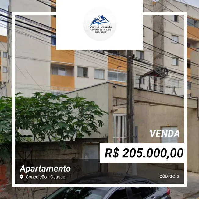 Foto 1 de Apartamento com 2 Quartos à venda, 50m² em Conceição, Osasco