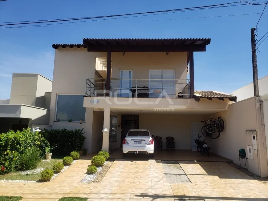 Foto 1 de Casa de Condomínio com 4 Quartos à venda, 282m² em Jardim Jockey Clube, São Carlos