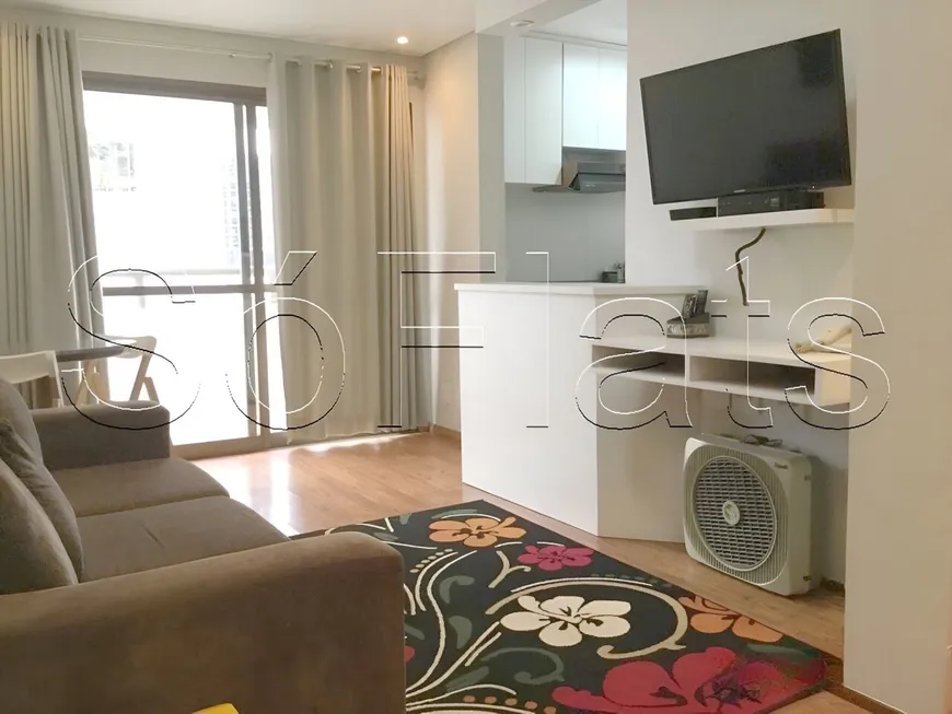 Foto 1 de Flat com 1 Quarto à venda, 54m² em Jardim Paulistano, São Paulo