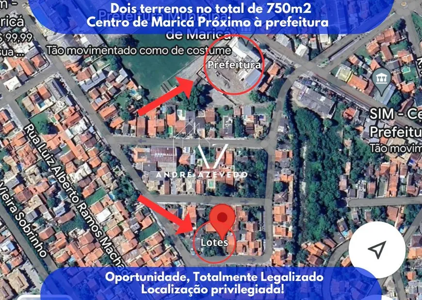 Foto 1 de Lote/Terreno à venda, 750m² em Centro, Maricá