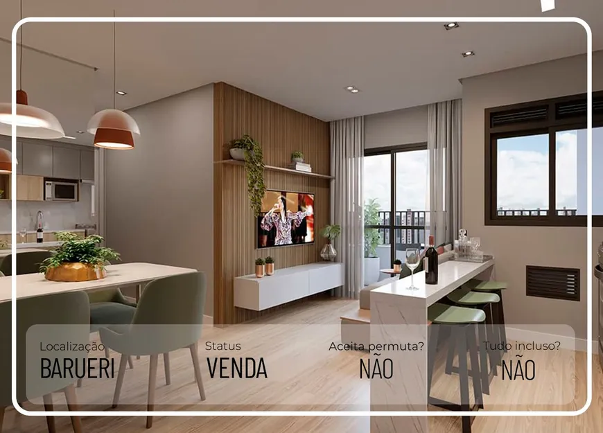 Foto 1 de Apartamento com 1 Quarto à venda, 48m² em Vila Pindorama, Barueri