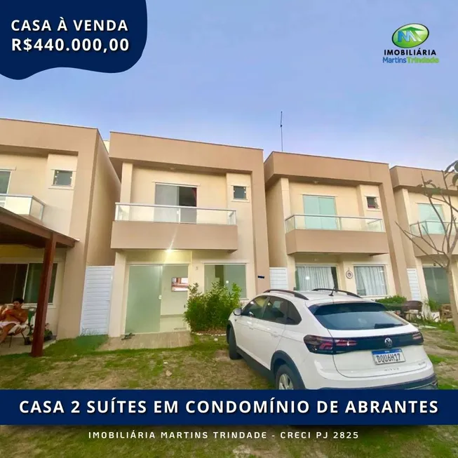 Foto 1 de Casa de Condomínio com 3 Quartos à venda, 78m² em Abrantes, Camaçari