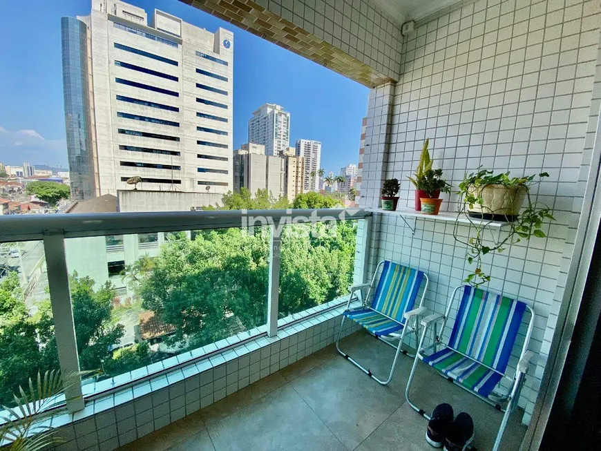 Foto 1 de Apartamento com 3 Quartos à venda, 133m² em Boqueirão, Santos