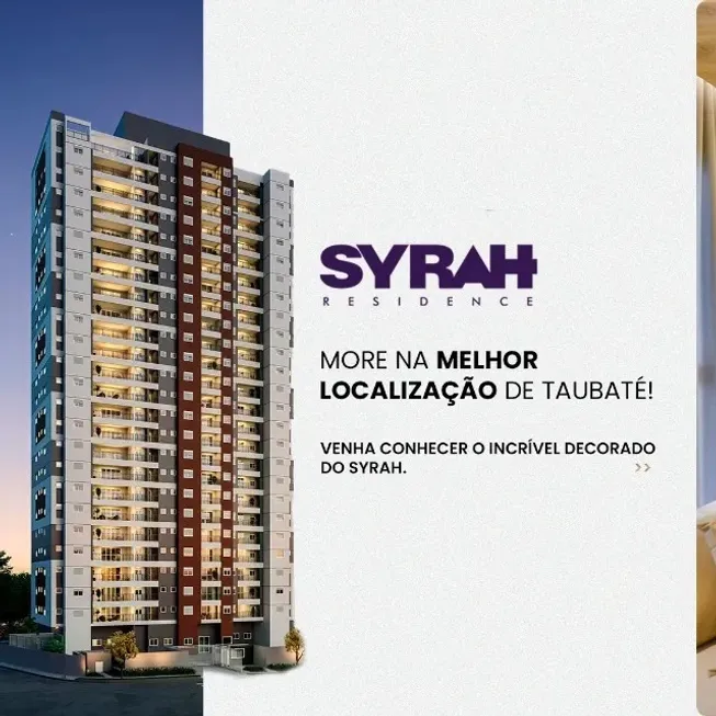 Foto 1 de Apartamento com 2 Quartos para alugar, 69m² em Loteamento Residencial e Comercial Bosque Flamboyant, Taubaté