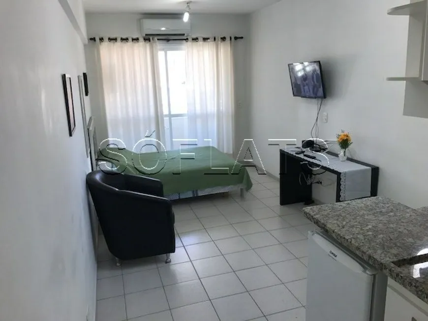 Foto 1 de Flat com 1 Quarto para alugar, 27m² em Pinheiros, São Paulo