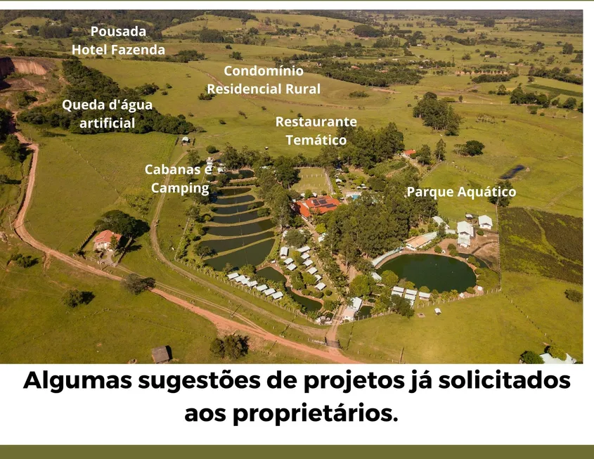 Foto 1 de Imóvel Comercial com 9 Quartos à venda, 45000m² em Area Rural de Taquara, Taquara