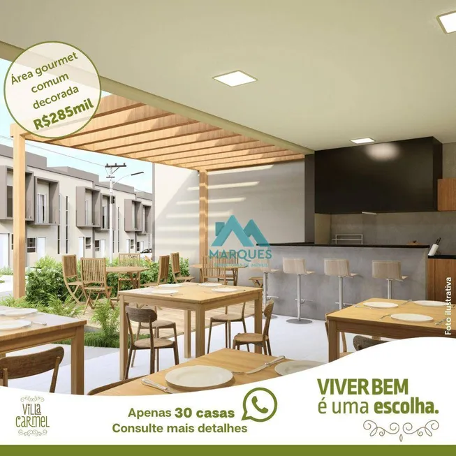 Foto 1 de Casa de Condomínio com 2 Quartos à venda, 67m² em Parque Residencial Maria Elmira , Caçapava