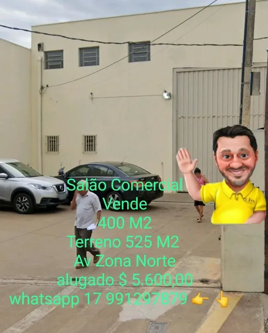 Foto 1 de Ponto Comercial à venda, 400m² em Jardim Mugnaini, São José do Rio Preto