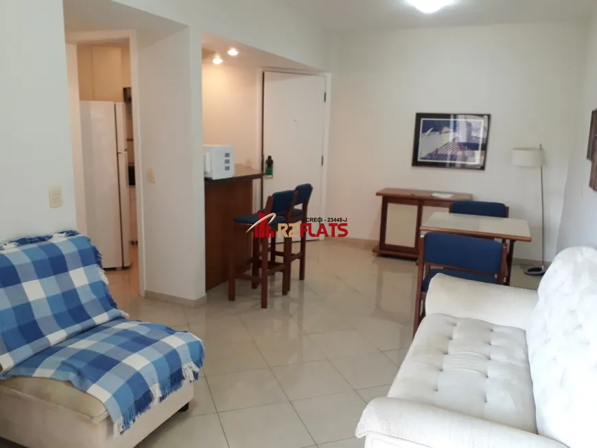 Foto 1 de Flat com 1 Quarto para alugar, 42m² em Vila Nova Conceição, São Paulo