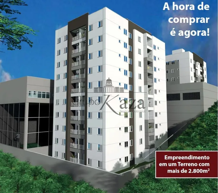 Foto 1 de Apartamento com 2 Quartos à venda, 54m² em Jardim Colônial, São José dos Campos
