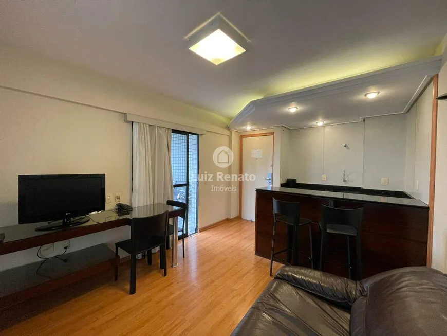Foto 1 de Flat com 1 Quarto para alugar, 51m² em Savassi, Belo Horizonte