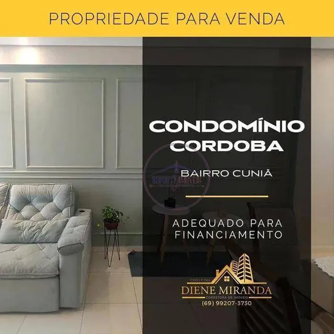 Foto 1 de Apartamento com 3 Quartos à venda, 84m² em Cuniã, Porto Velho