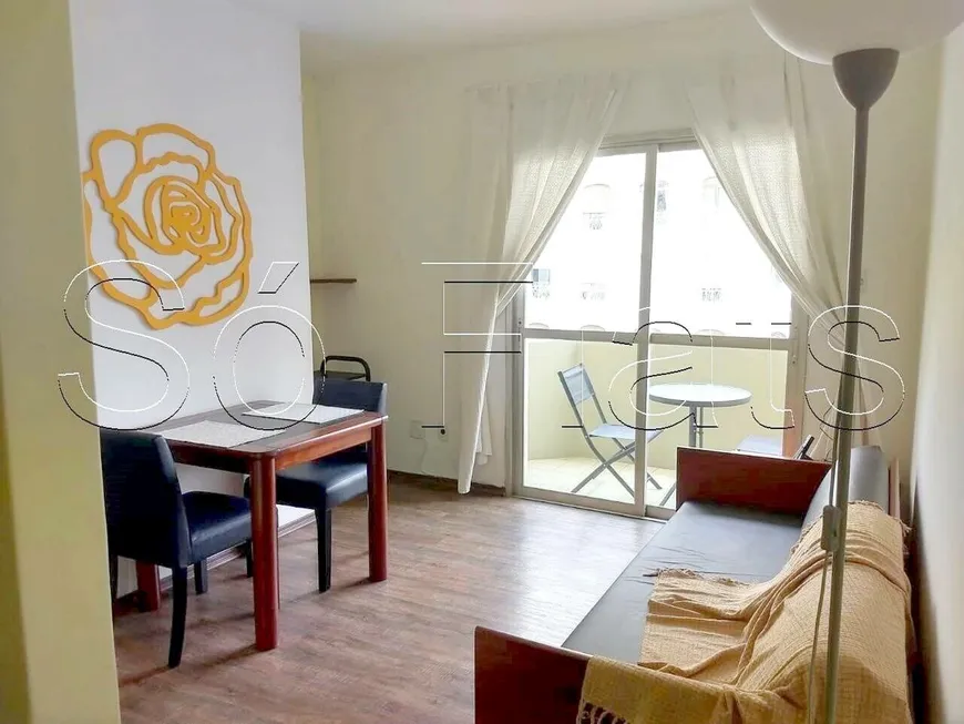 Foto 1 de Flat com 1 Quarto à venda, 42m² em Jardins, São Paulo